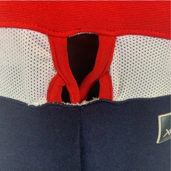 XERS Vintage 1980's Jumpsuit Tank Style Colorblock Americana Women's Size Large - Picture 10 of 14